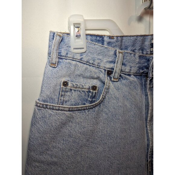 Men's Easy Fit Best Basics Gap Denim Size 33 Distressed Light Wash Dad Short Y2K - Picture 2 of 16